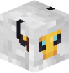 Голова Minecraft — Bee Sheep