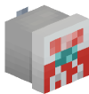Голова Minecraft — A2 Kilometer Marker (belgium)