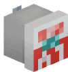 Голова Minecraft — A7 Kilometer Marker (belgium)