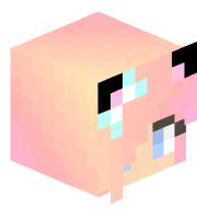 An image of the person's Minecraft head provided by mc-heads.net