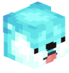 Голова Minecraft — Blue Doge
