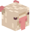 Голова Minecraft — Albino Capybara