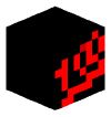 Голова Minecraft — 100 (black)
