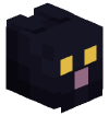 Голова Minecraft — Baby Cat (black)