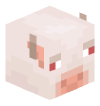 Голова Minecraft — Albino Cow
