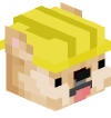 Голова Minecraft — Builder Doge