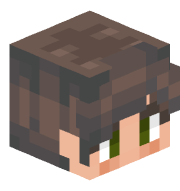 An image of the person's Minecraft head provided by mc-heads.net