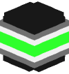 Голова Minecraft — Agender Flag