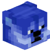 Голова Minecraft — Blue Doge