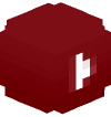 Голова Minecraft — Ruby Play Button
