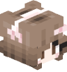 Tete Minecraft de coupeuree