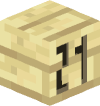 Голова Minecraft — Birch 21