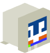 Голова Minecraft — Monitor (VR-Bank-Logo)