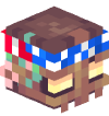 Голова Minecraft — American Monster