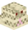 Голова Minecraft — Albino Snake