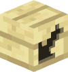 Голова Minecraft — Birch Arrow Left Down
