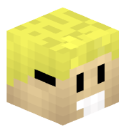 An image of the person's Minecraft head provided by mc-heads.net