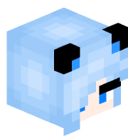 An image of the person's Minecraft head provided by mc-heads.net