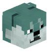 Голова Minecraft — Blue Doge