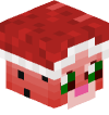 Голова Minecraft — Christmas Cat