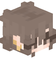 An image of the person's Minecraft head provided by mc-heads.net