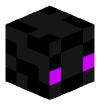 Голова Minecraft — 8-Bit Enderman