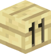 Голова Minecraft — Birch 11