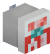 Голова Minecraft — A3 Kilometer Marker (belgium)