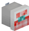 Голова Minecraft — A10+ Kilometer Marker (belgium)