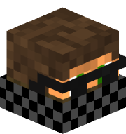 An image of the person's Minecraft head provided by mc-heads.net