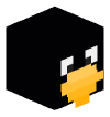 Голова Minecraft — Penguin Tux