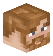 An image of the person's Minecraft head provided by mc-heads.net