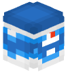 Голова Minecraft — Aquafina Purified Bottled Water