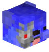 Голова Minecraft — Cyborg Galaxy Doge