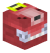 Голова Minecraft — Shiny Genesect (shock drive) (#649)