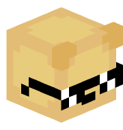 An image of the person's Minecraft head provided by mc-heads.net