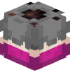 Голова Minecraft — Asexual Cake