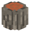 Голова Minecraft — Acacia Log (rounded)