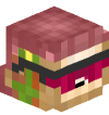 Tête 3D de jambonfromage_